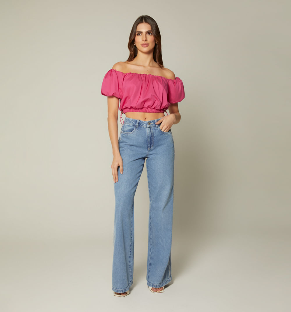 Blusa bandeja globo