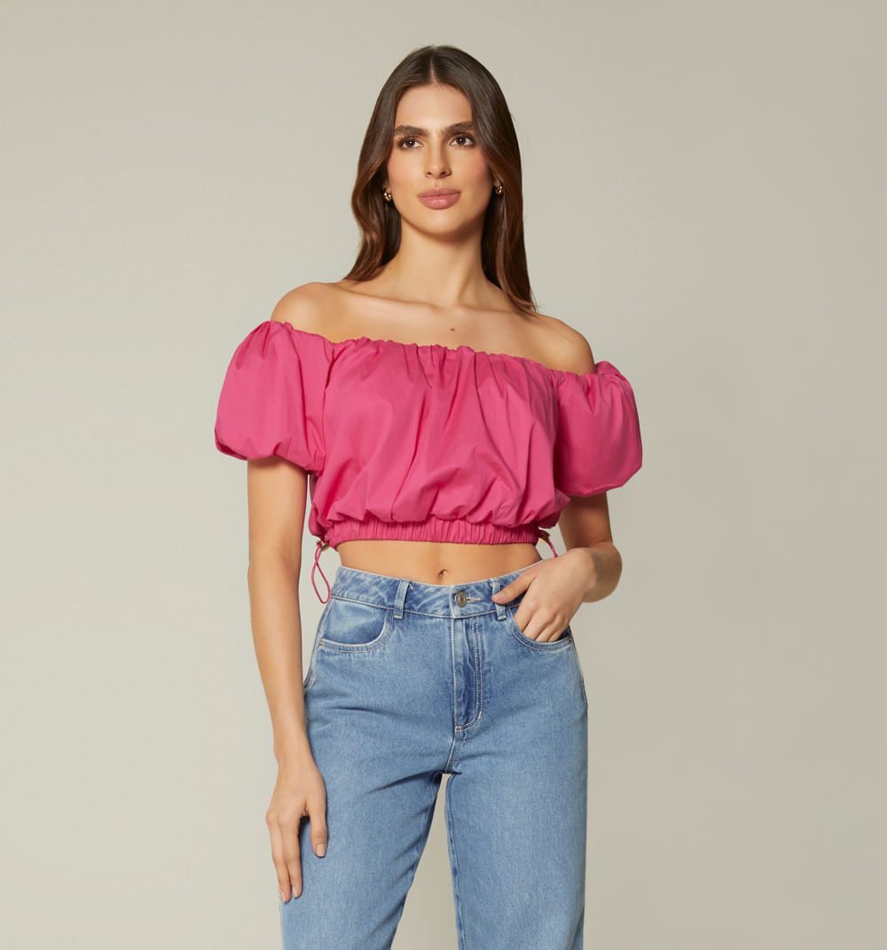 Blusa bandeja globo