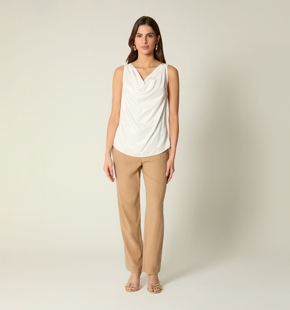 Blusa  sisa escote pelicano