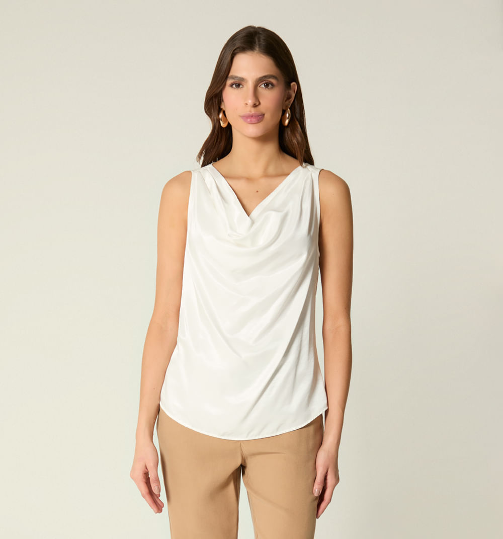 Blusa  sisa escote pelicano