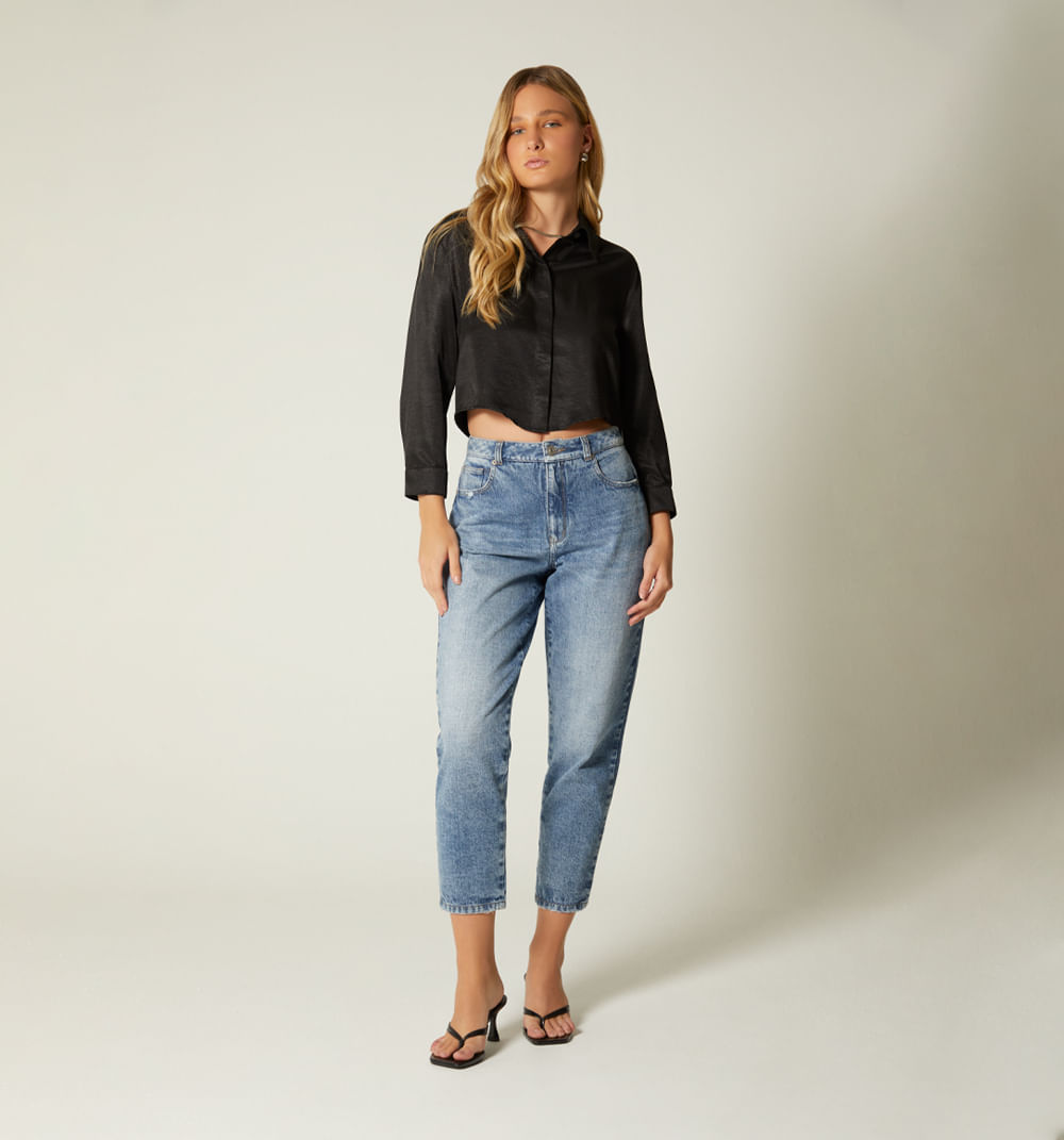 Blusa camisera boxy