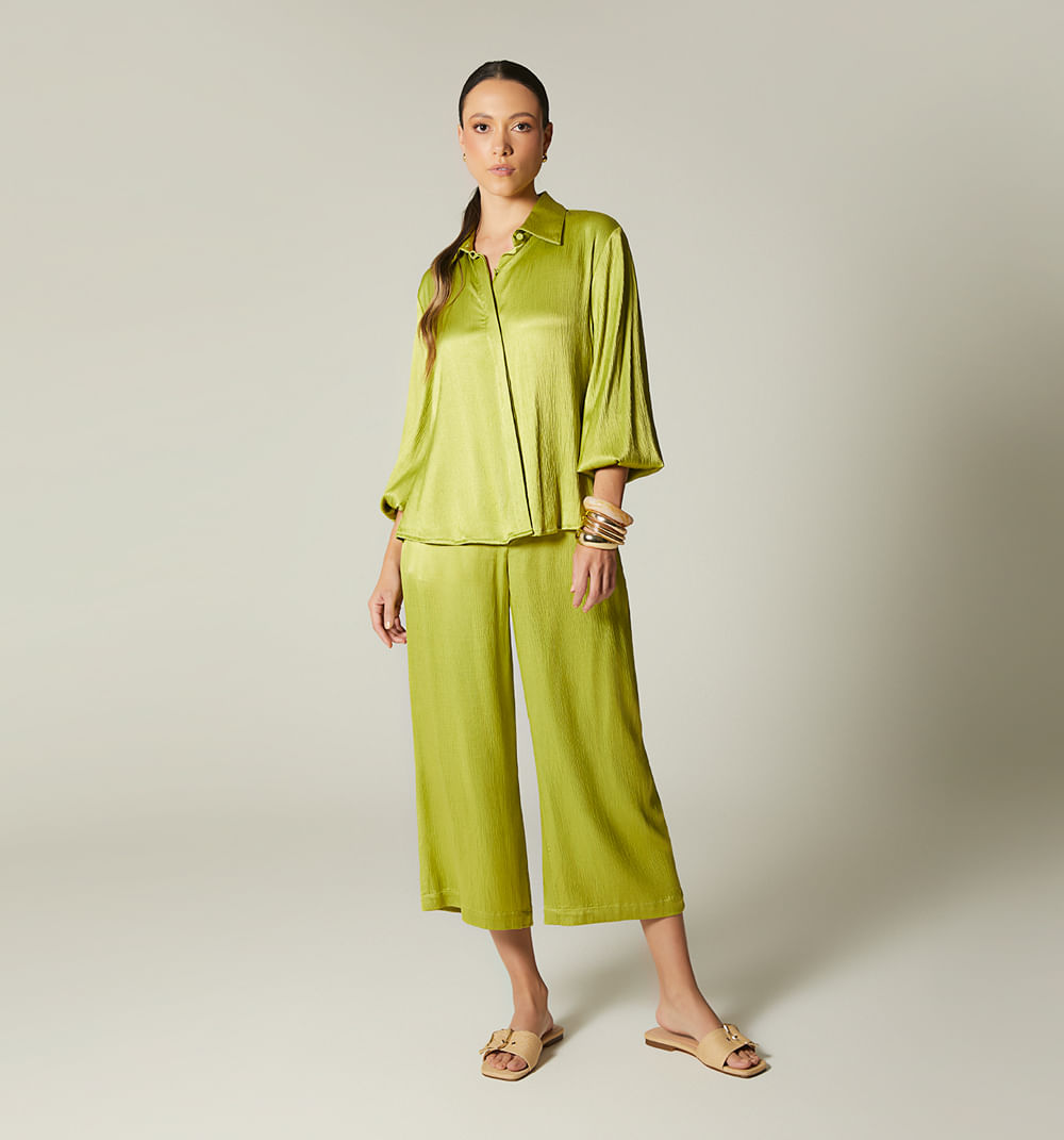 Blusa camisera manga larga