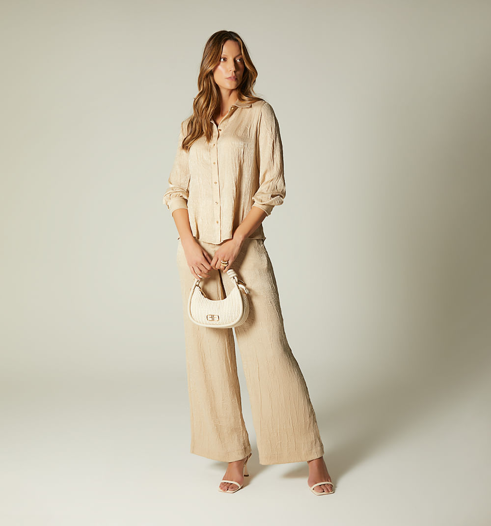Blusa camisera manga larga
