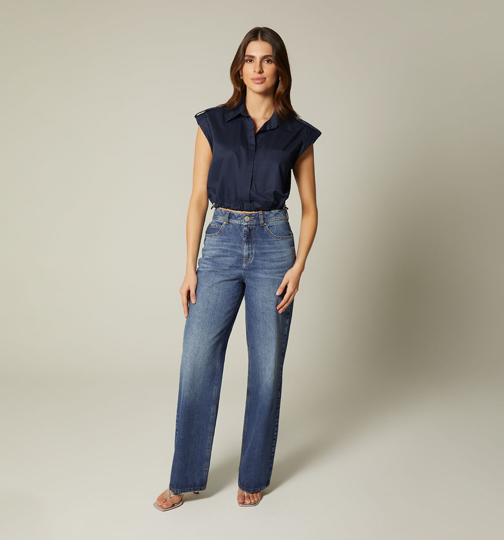 Camisera sisa con elastico