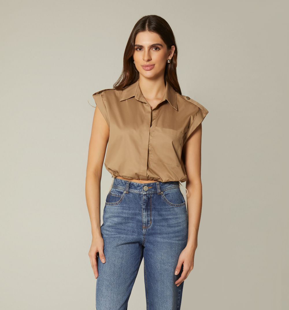 Camisera sisa con elastico