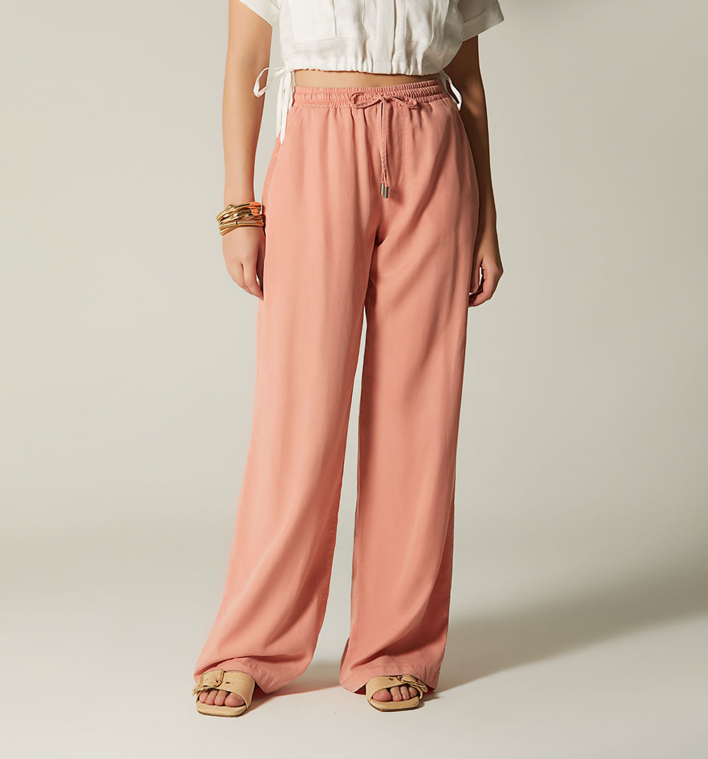 Pantalon tiro alto bota recta