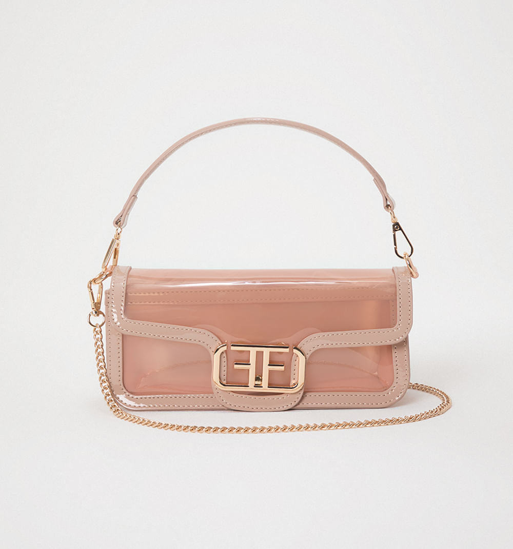 Bolso de mano translucido