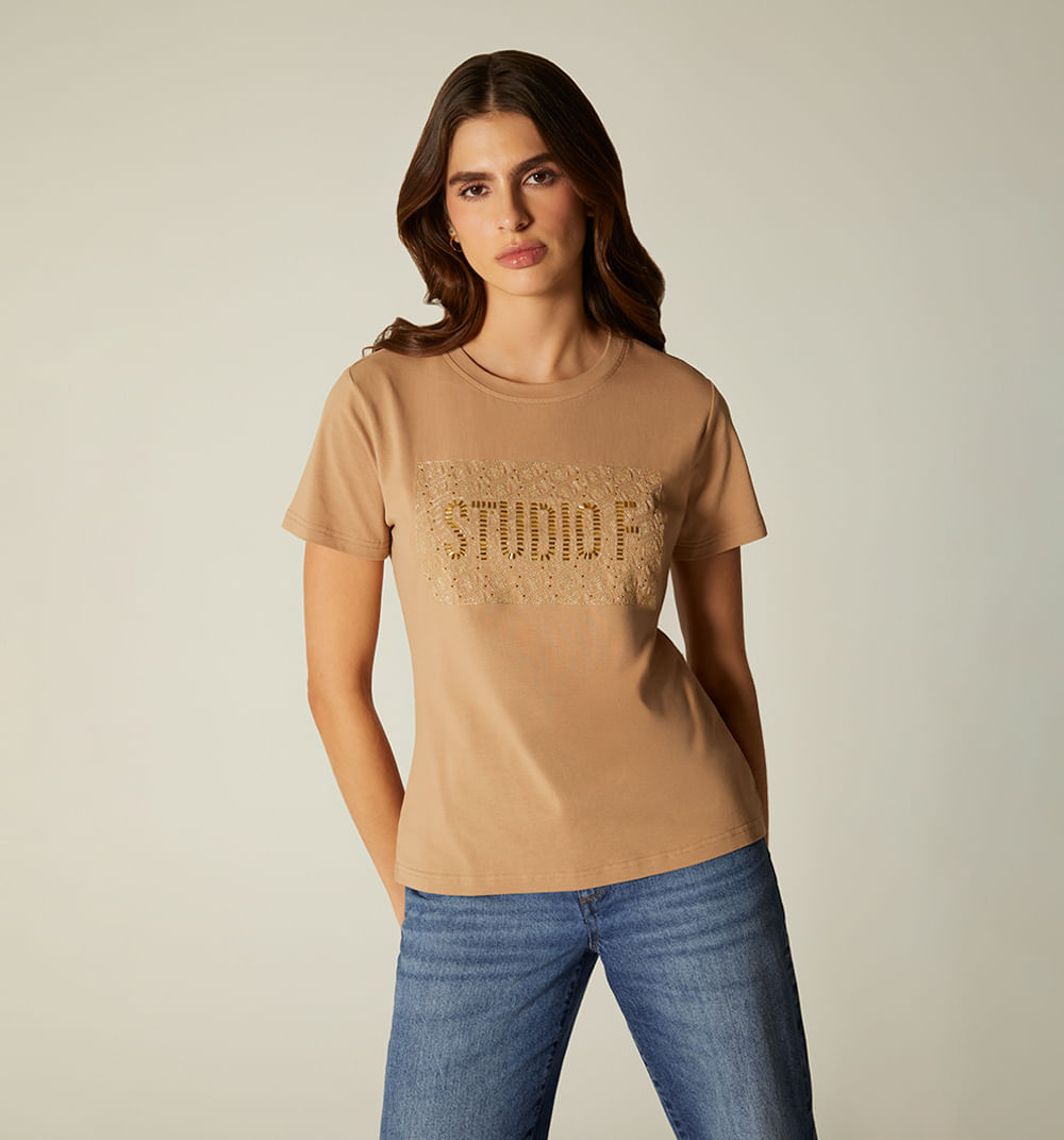 Camiseta bordado ff