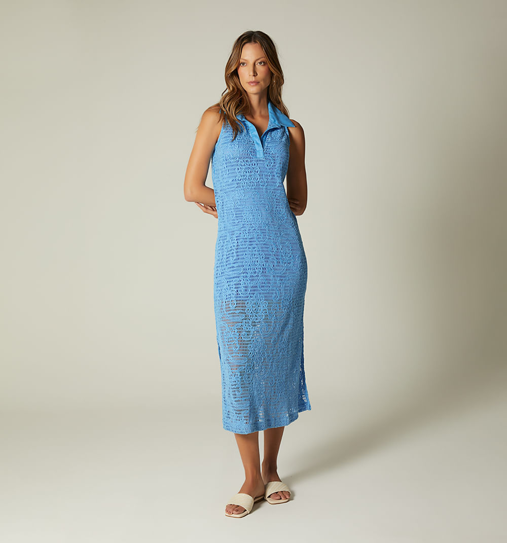 Vestido talego largo