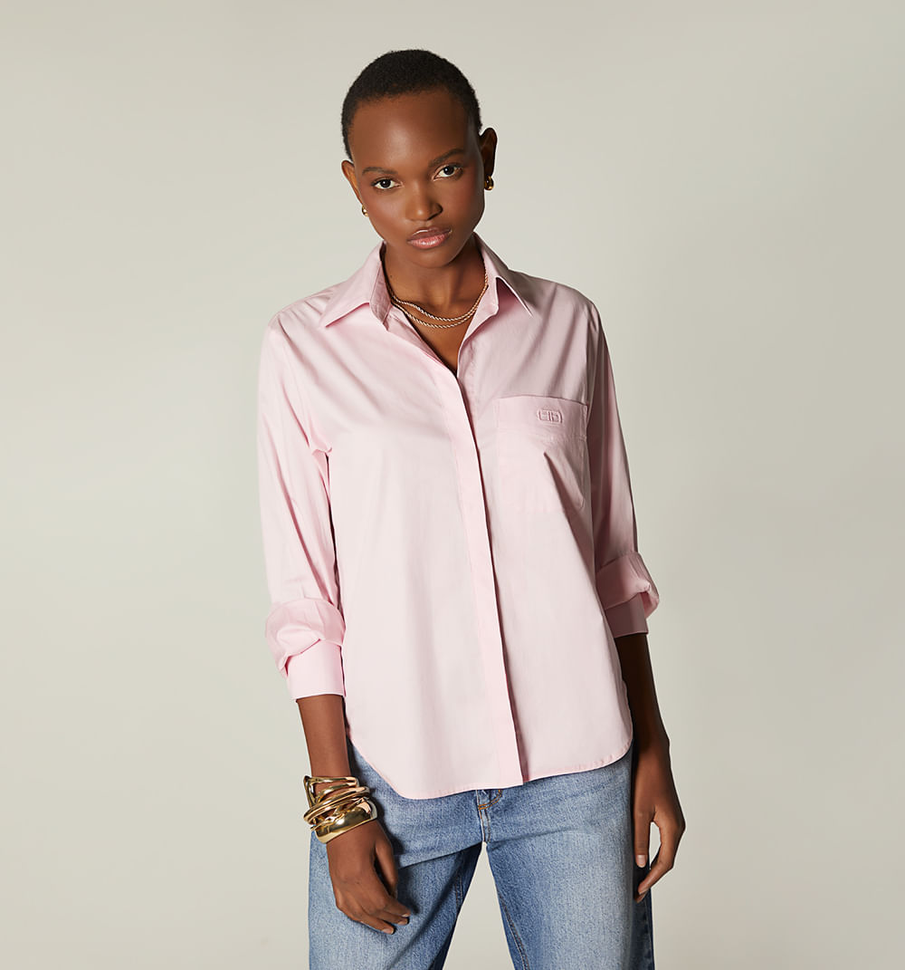 Camisera manga larga over size