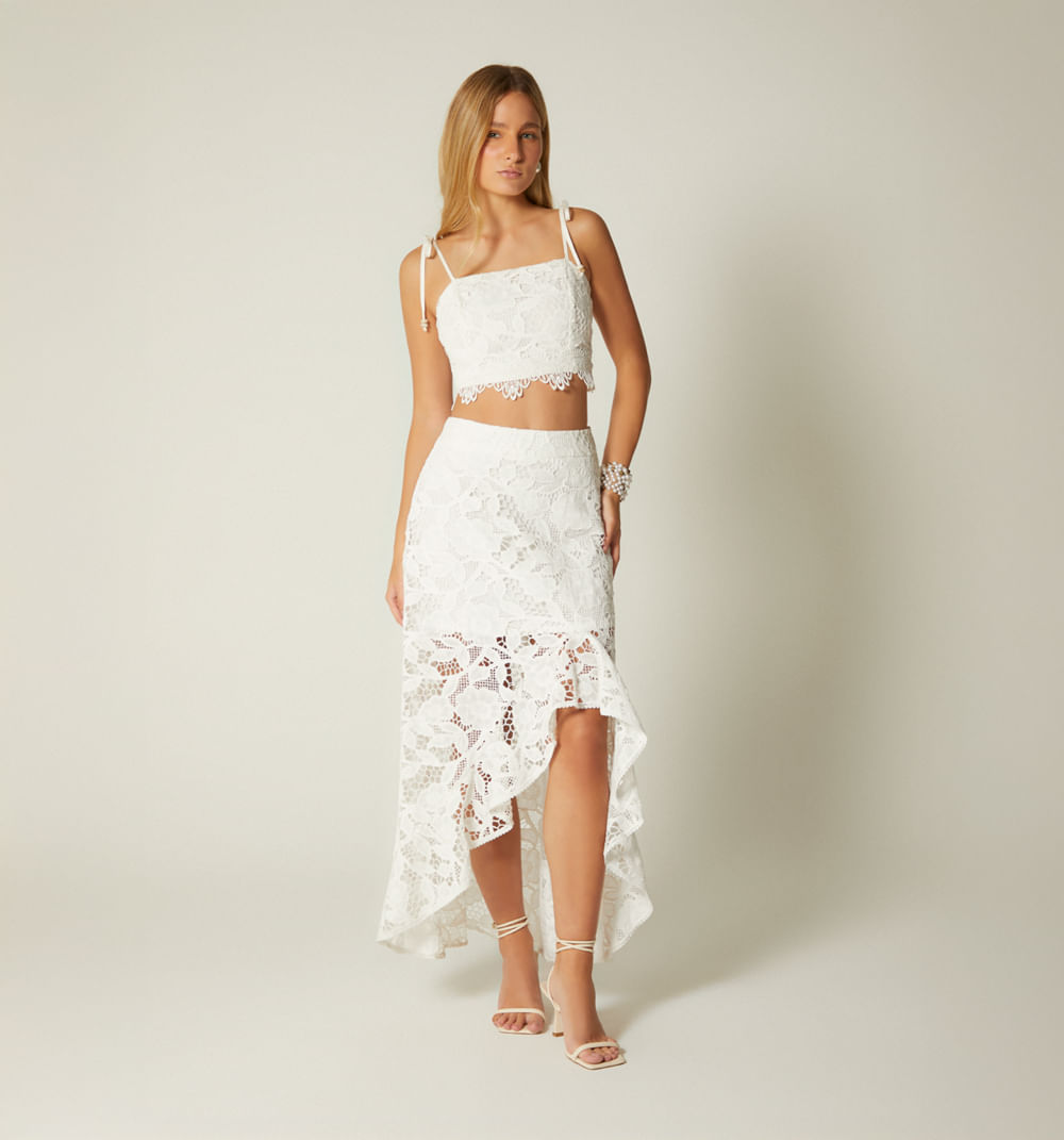 Falda larga con bolero