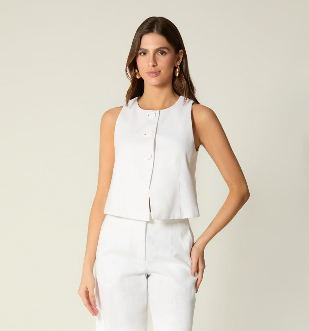 Blusa sisa con botones