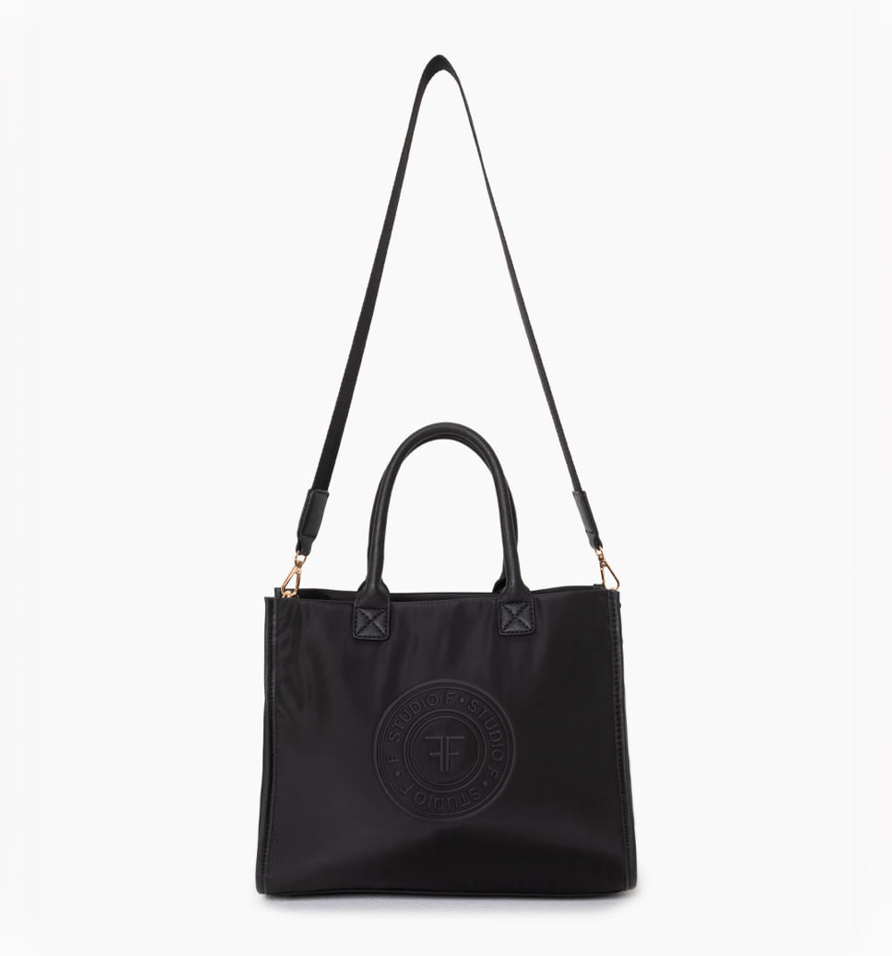 Bolso de mano con logo ff