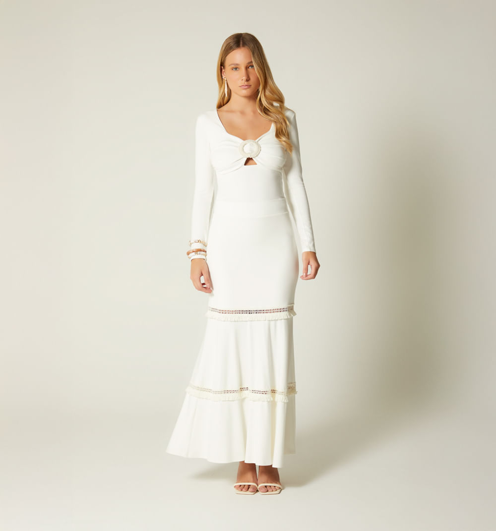 Blusa manga larga con hebilla