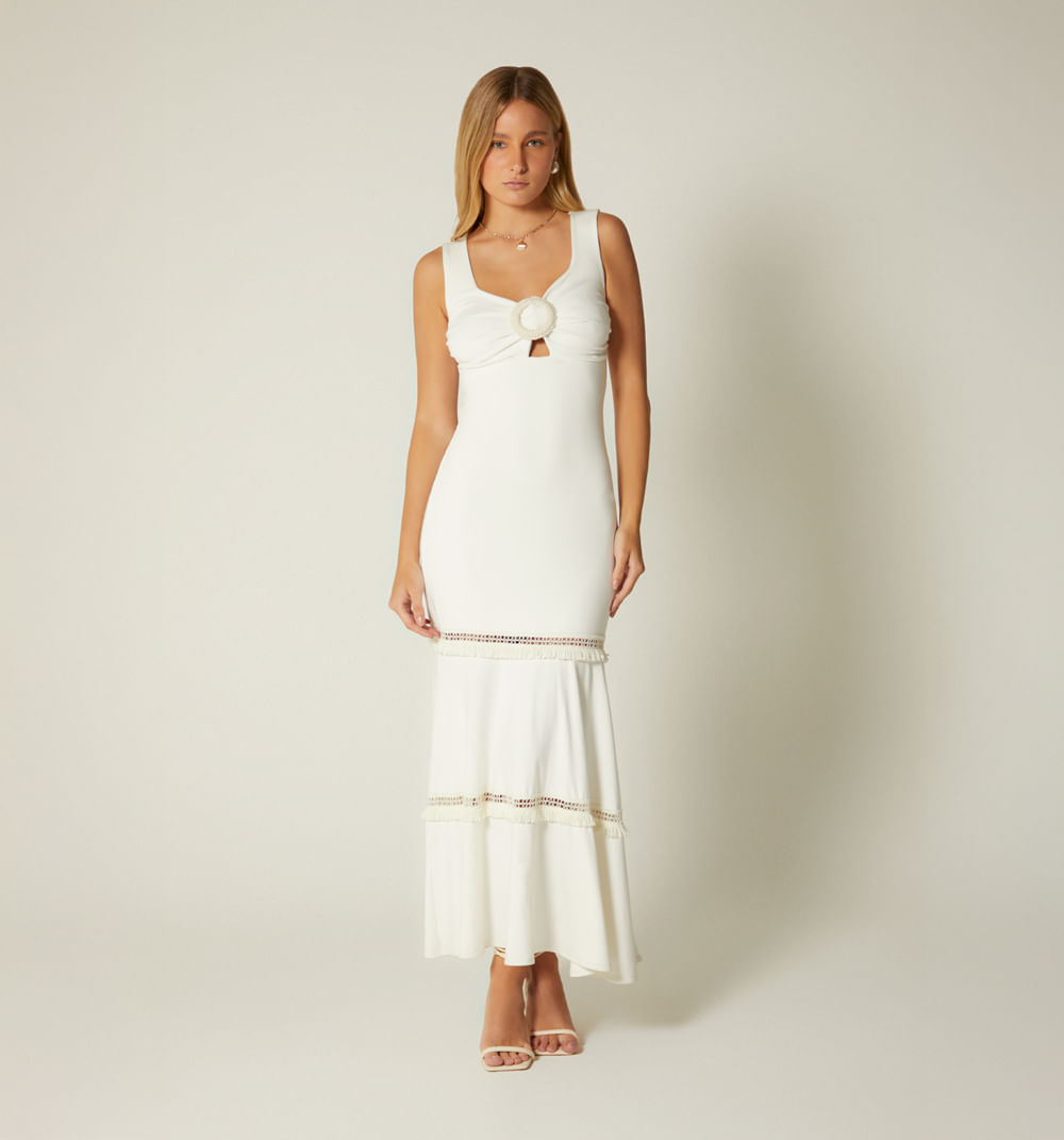 Vestido sisa largo