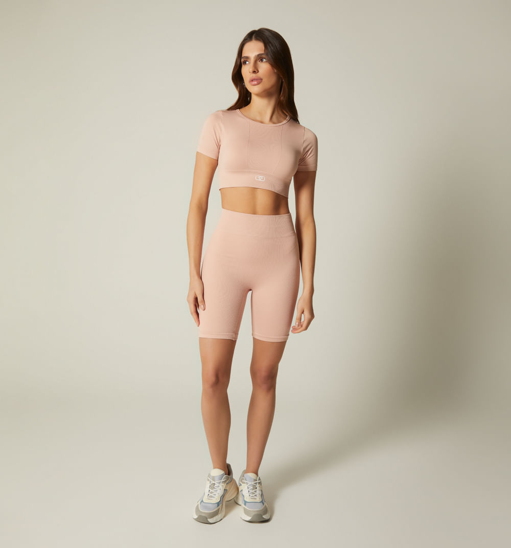 Blusa manga corta deportiva