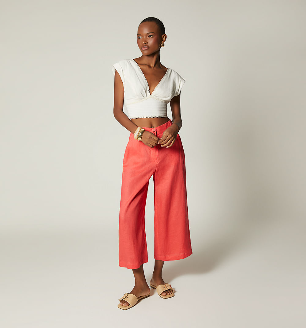 Blusa amarre en espalda