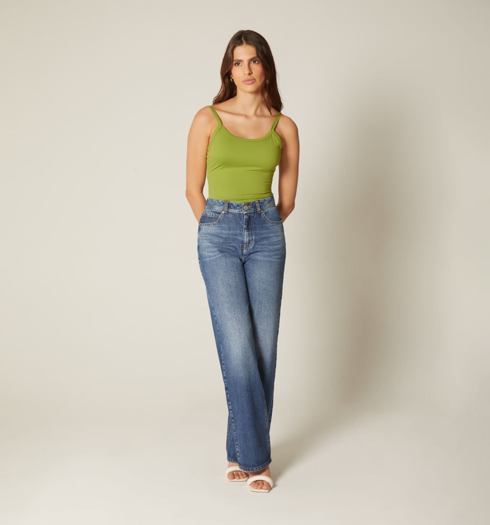 Blusa  tiras cruzadas en espalda