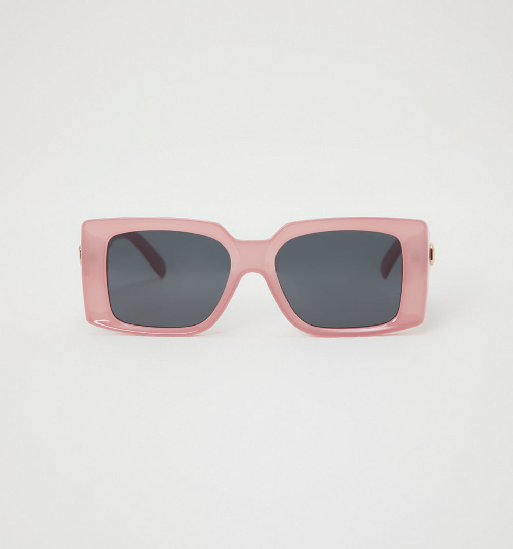 Gafas rectangulares lateral logo