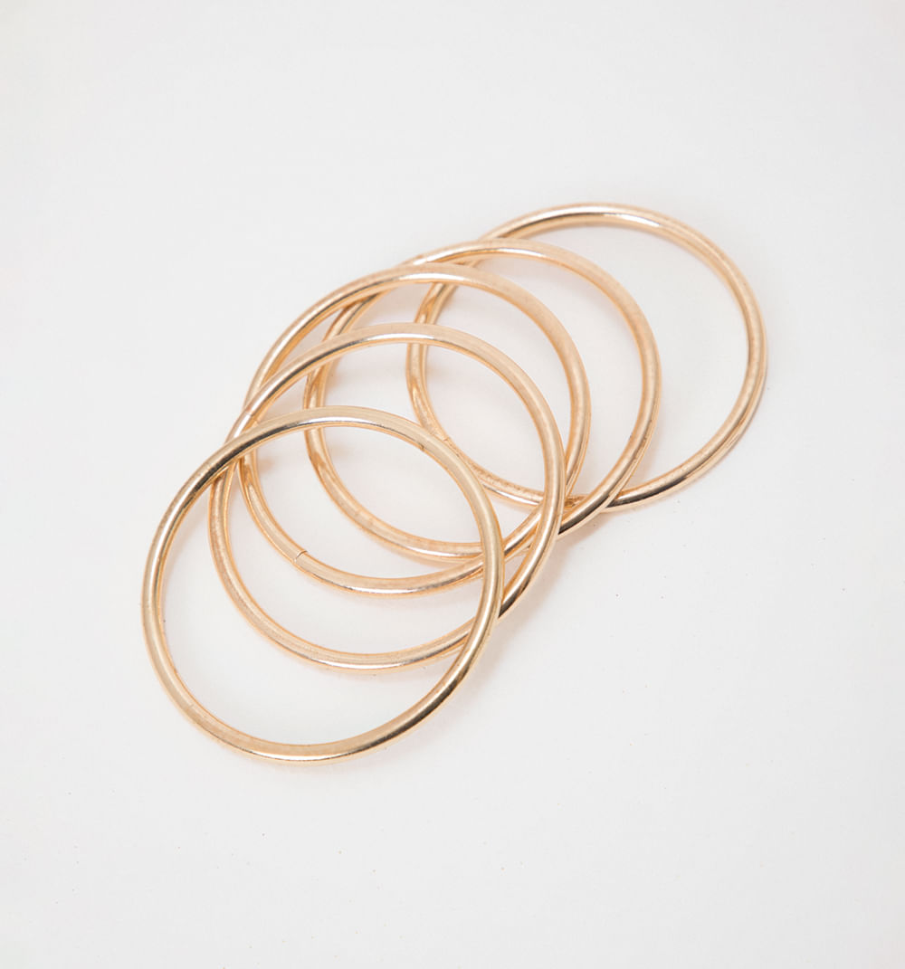 Pulsera aros set x 6