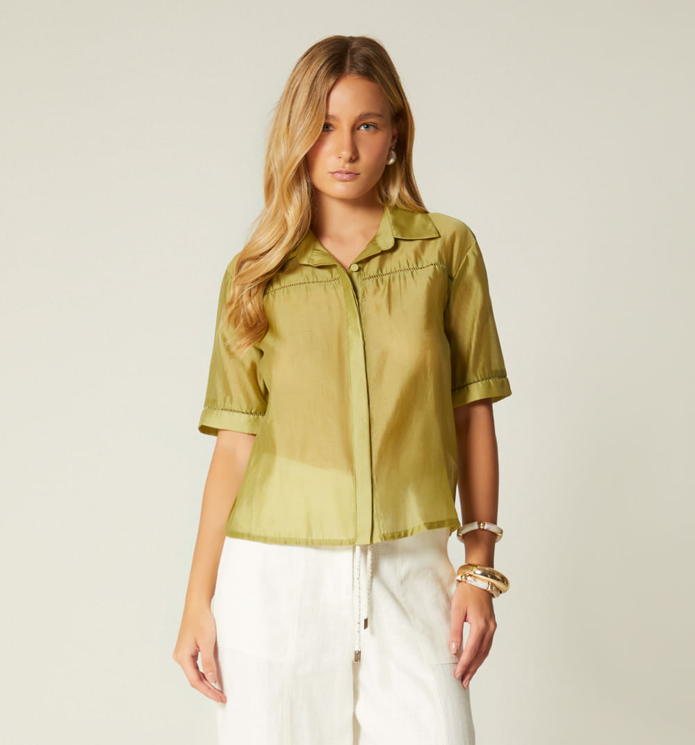 Blusa manga corta