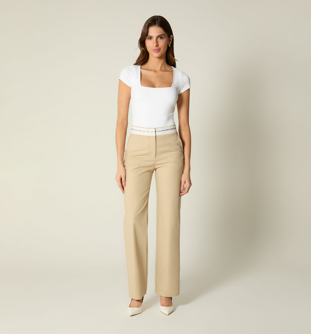 Pantalon tiro alto
