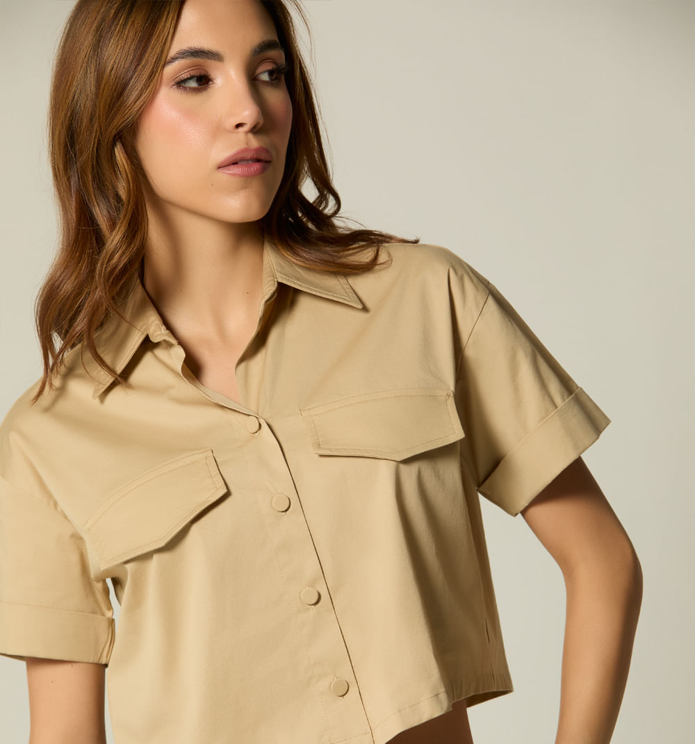 Blusa camisera boxy