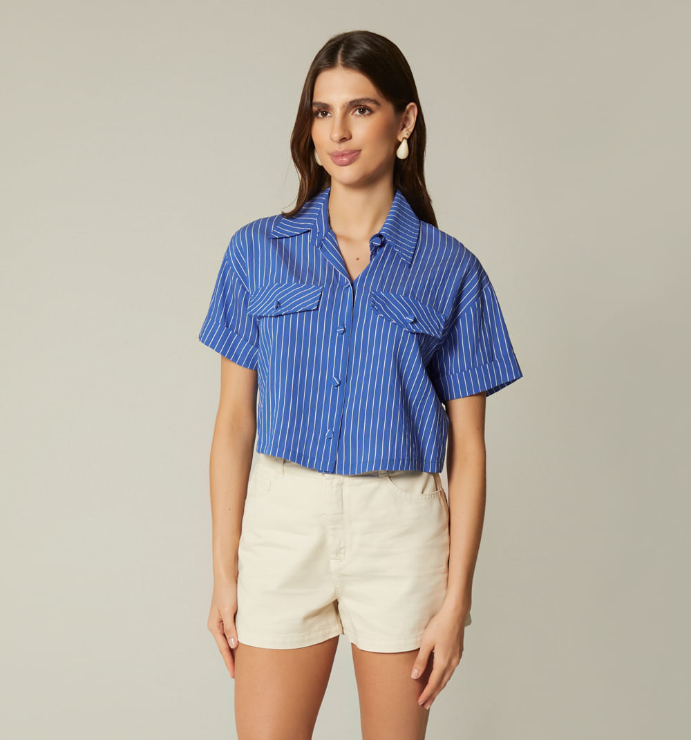 Blusa camisera boxy