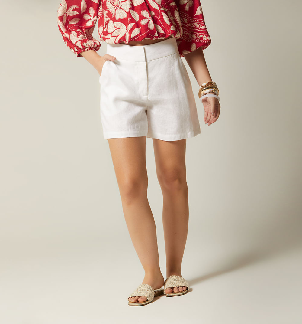 Short pretina y boton