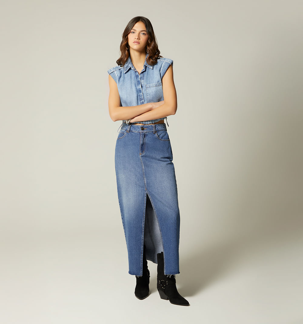 Blusa manga sisa con elastico