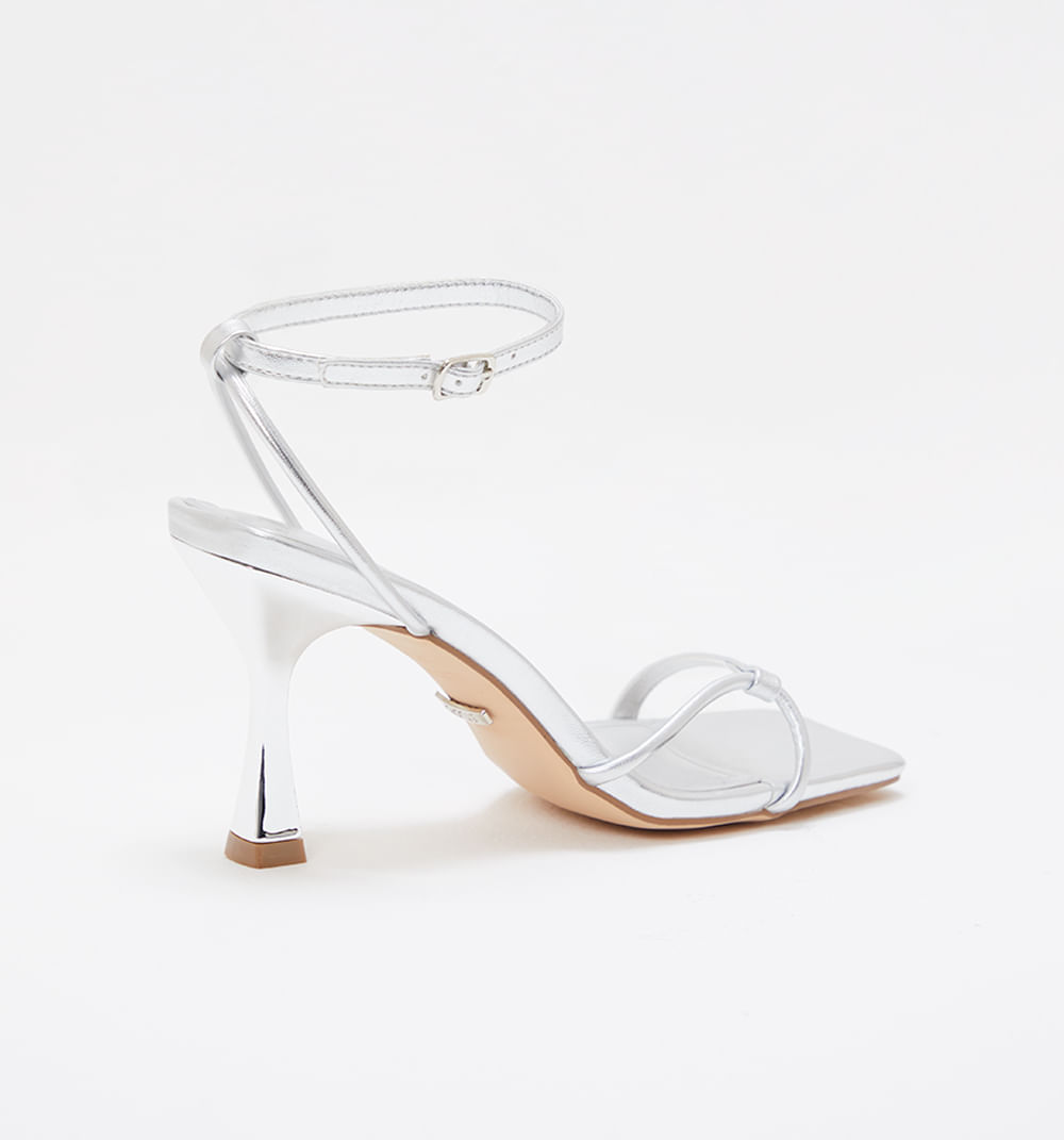 Sandalia tacon capellada  tiras