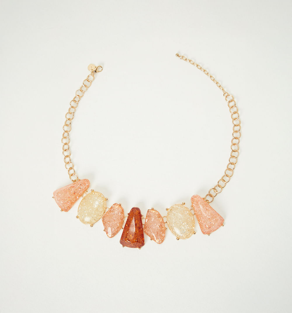 Collar  resina colores