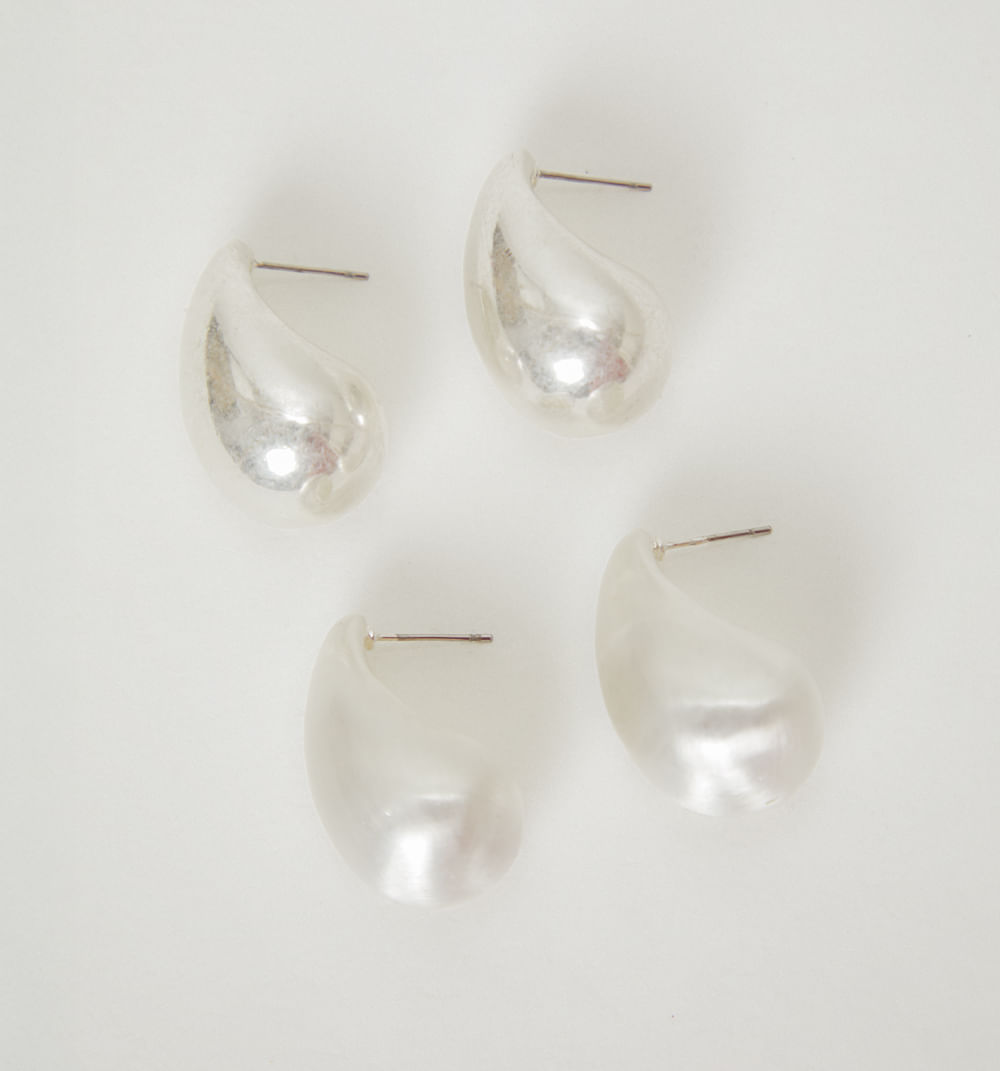 Aretes gota set x2