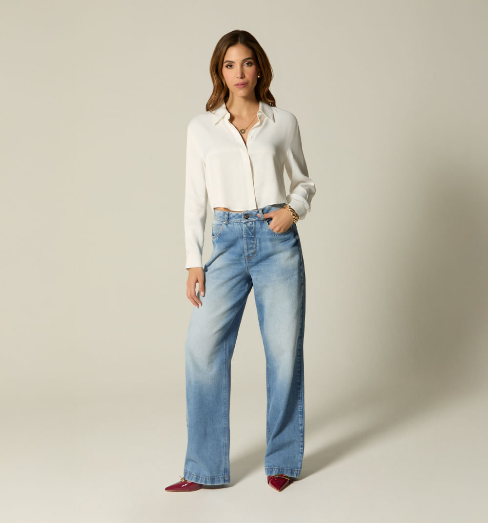Blusa camisera boxy