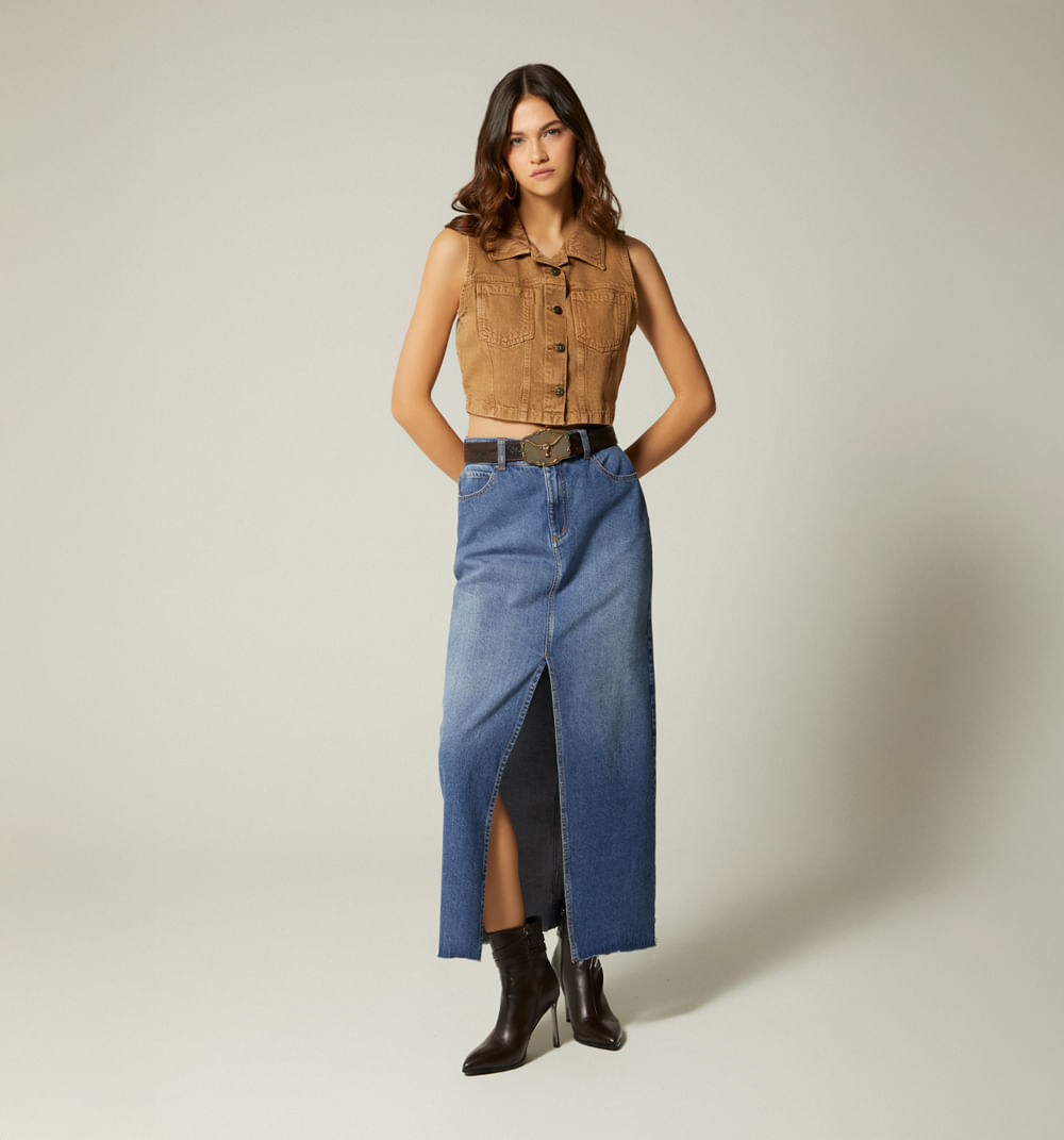 Chaleco clasico con bolsillos