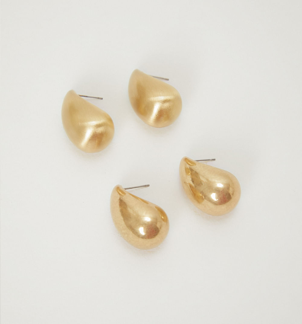 Aretes gota set x2