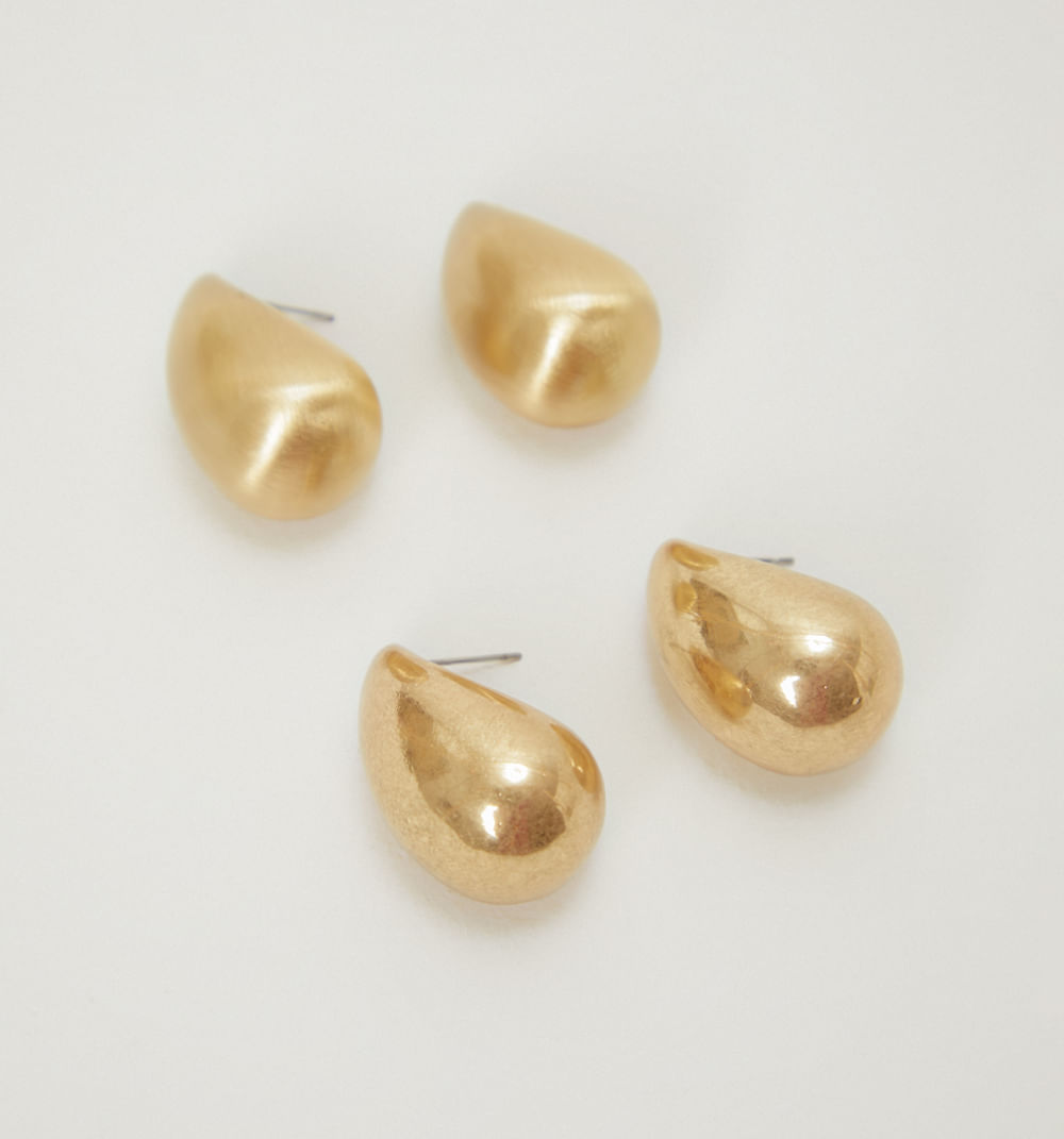 Aretes gota set x2