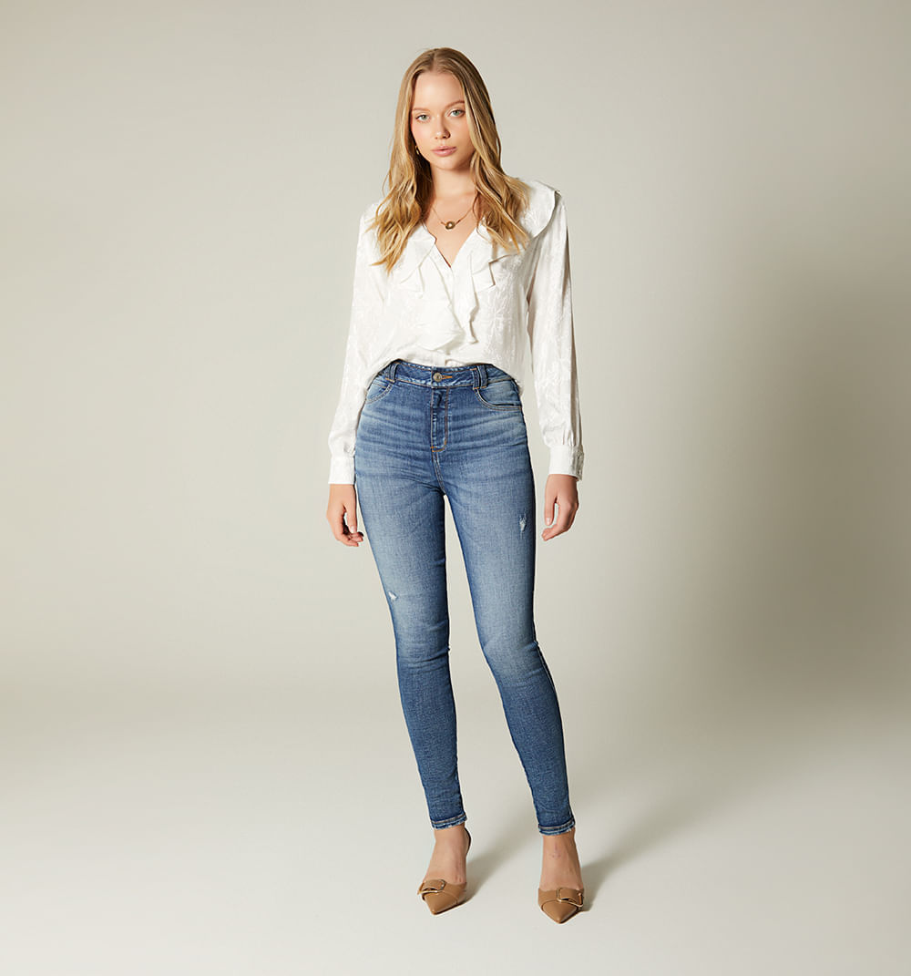 Blusa camisera con bolero