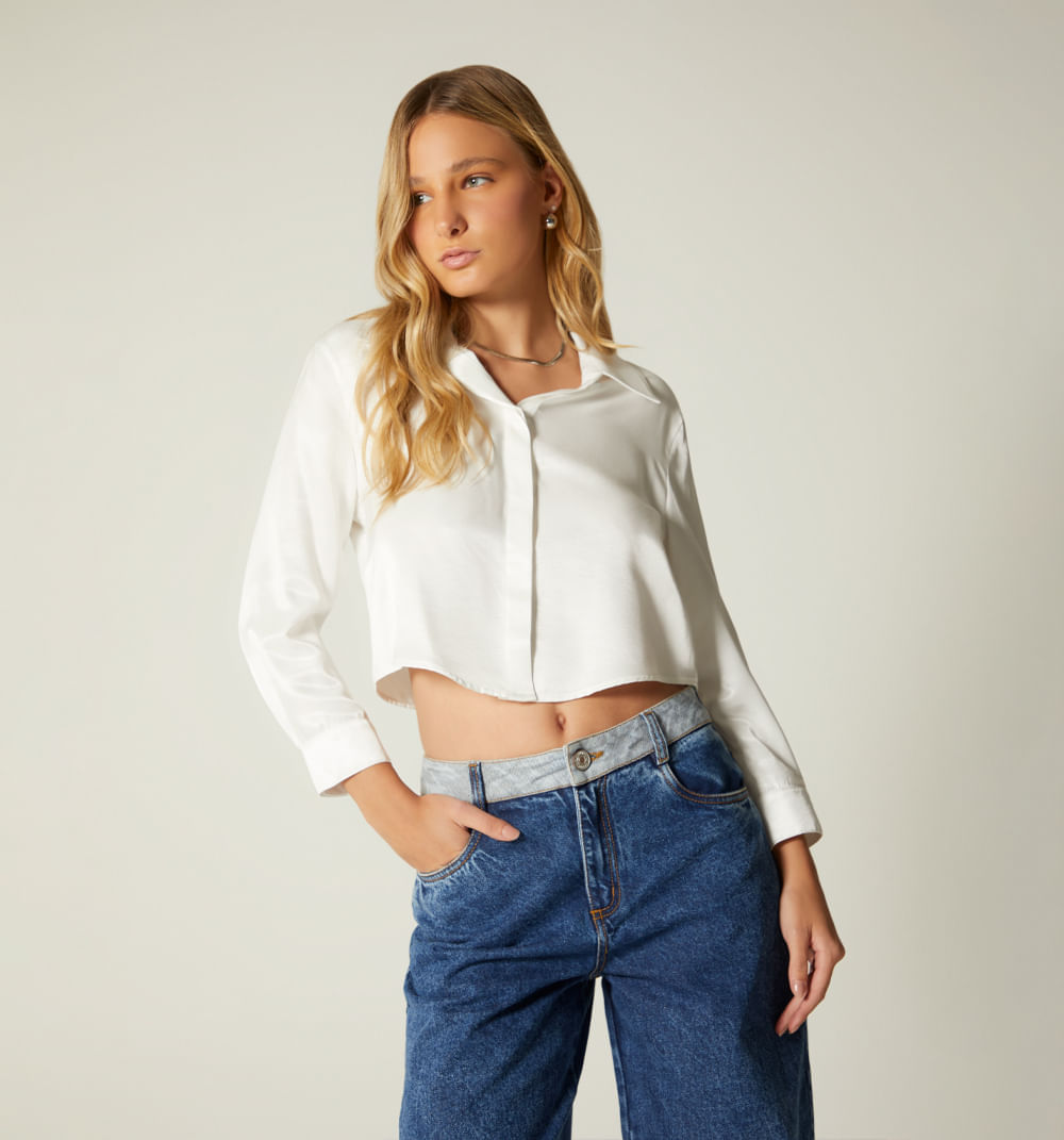Blusa camisera boxy