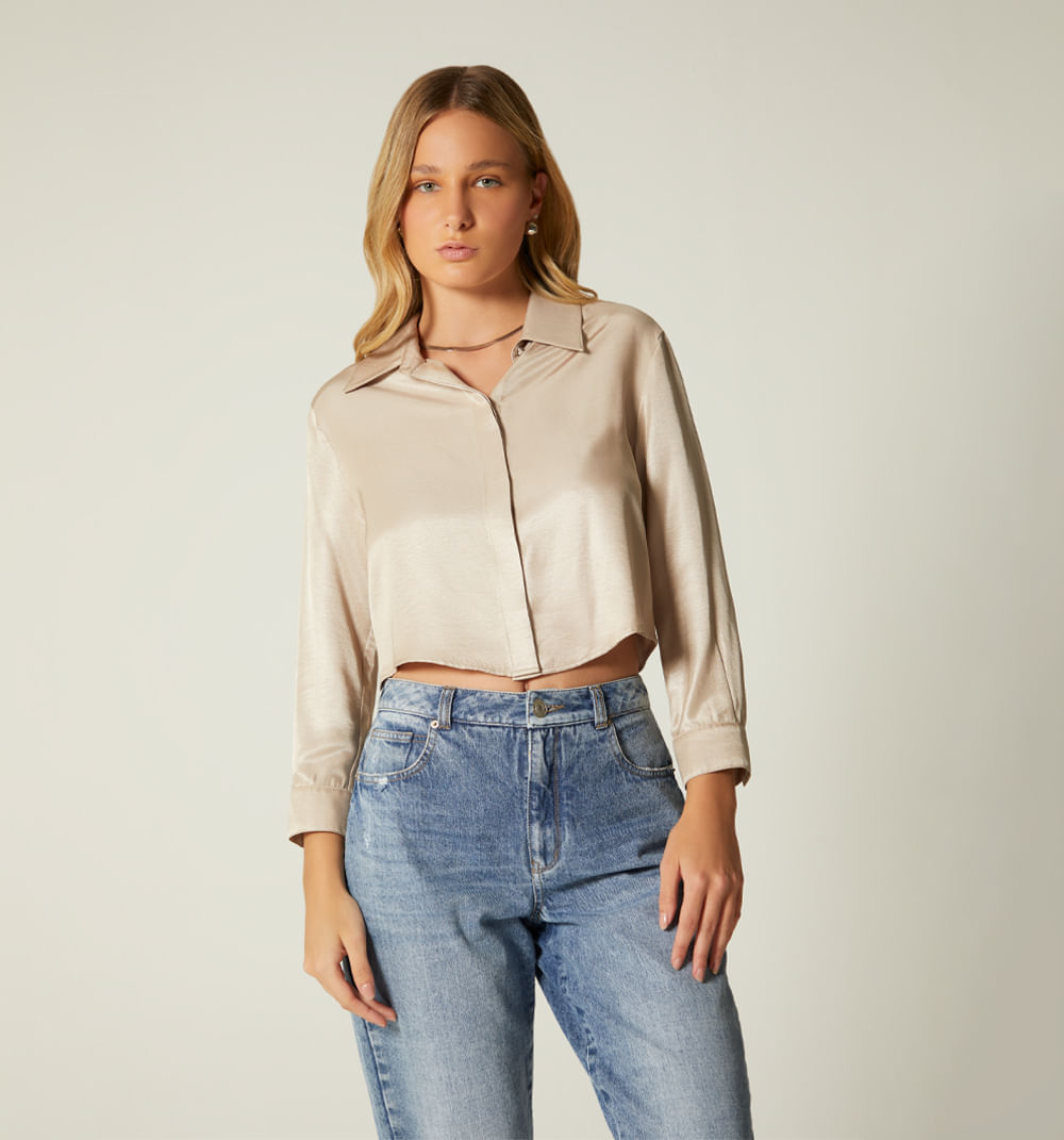 Blusa camisera boxy