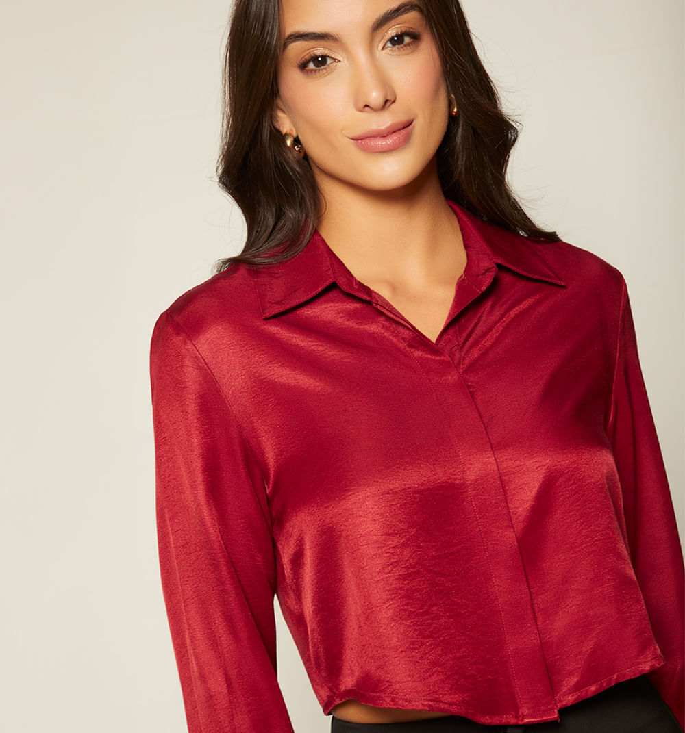Blusa camisera boxy