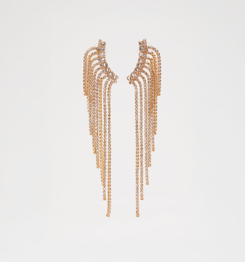 Aretes cascada cristales