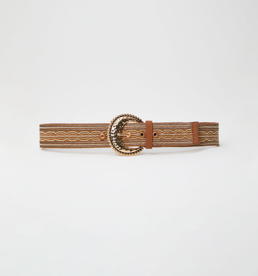 Correa maxi hebilla martillada