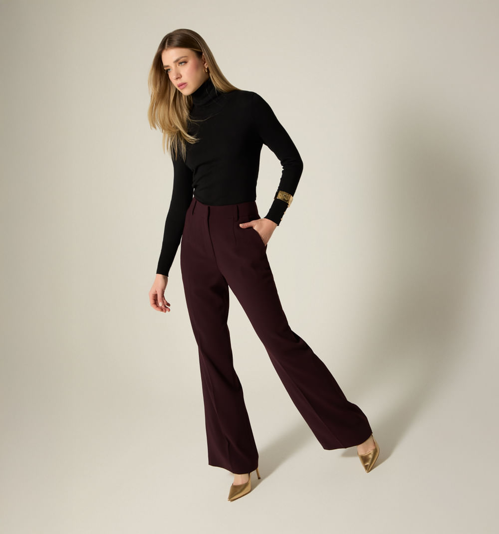 Pantalón tiro recto