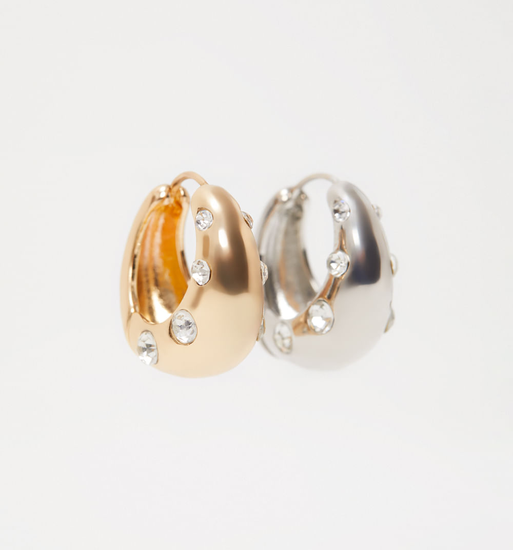 Aretes candonga cristales