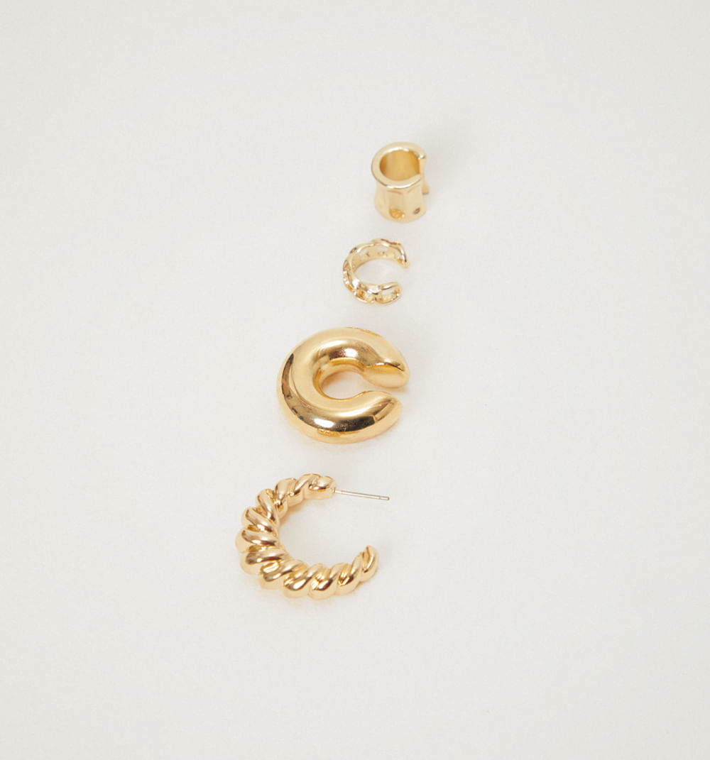 Earcuff y candonga set x4