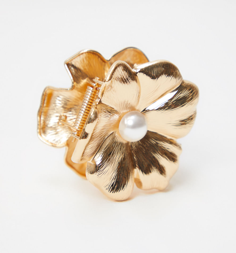 Pinza de pelo flor perla