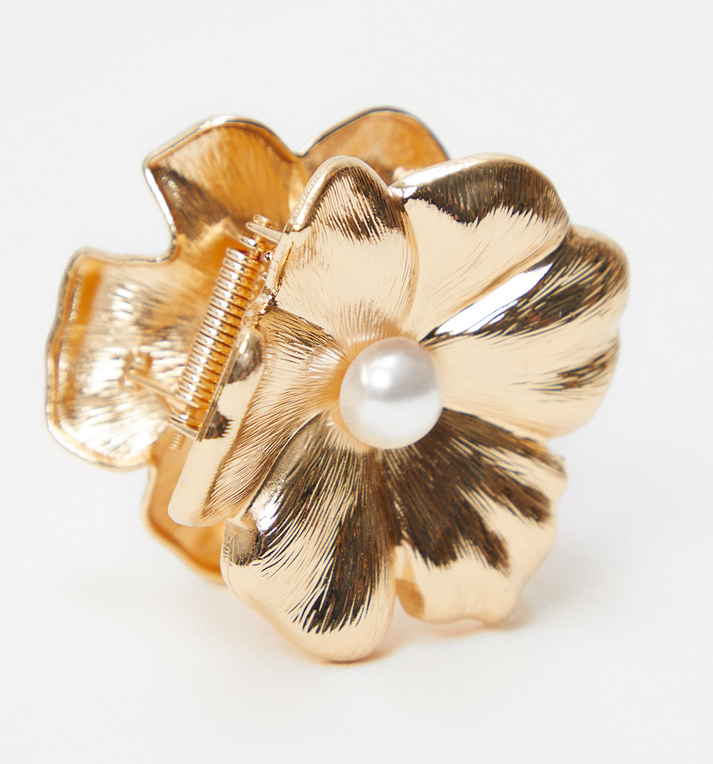 Pinza de pelo flor perla