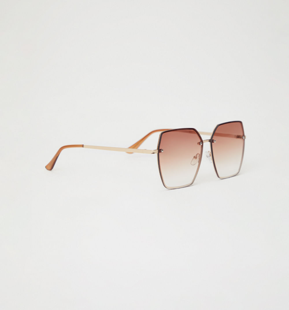 Gafas hexagonal marco metalico