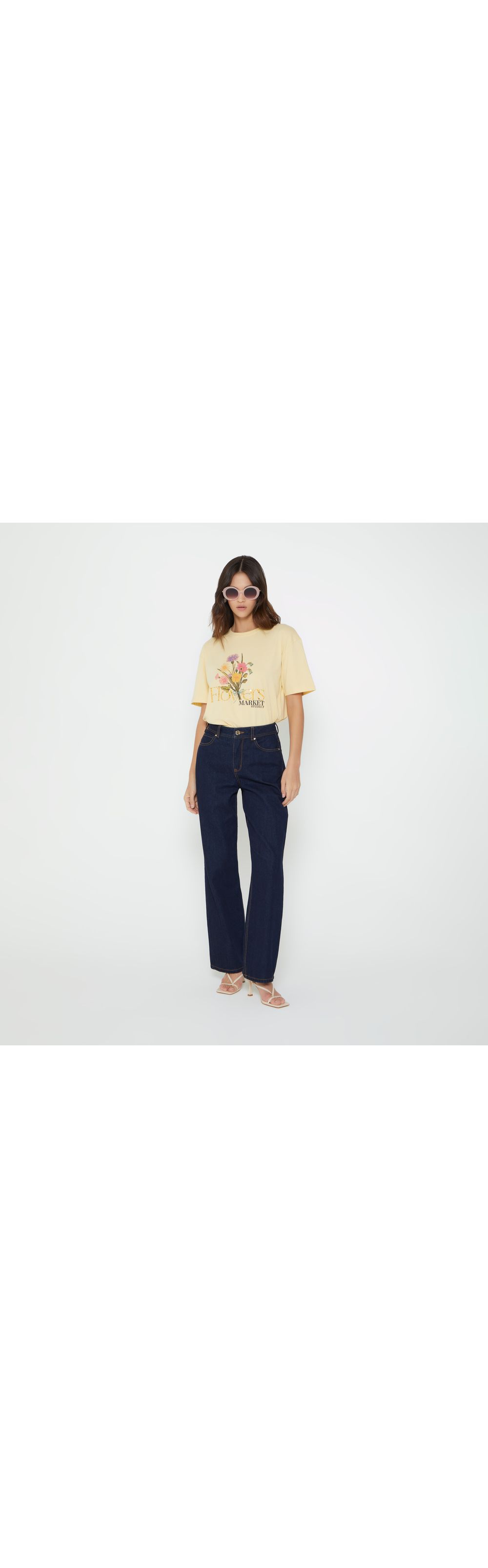 Camiseta manga corta cuello redondo